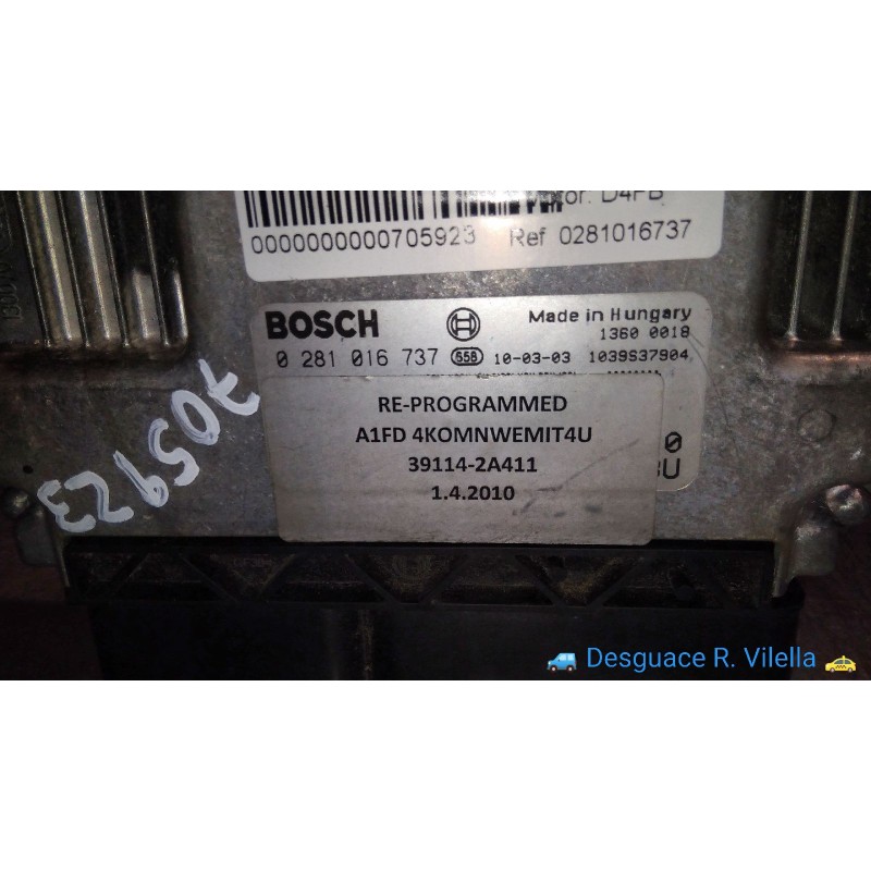 Recambio de centralita motor uce para hyundai i30 comfort | 07.07 - 12.12 comfort | 07.07 - 12.12 referencia OEM IAM 0281016737 