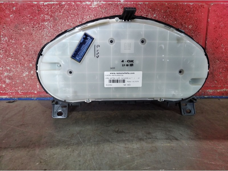 Recambio de cuadro instrumentos para opel astra j lim. (12.2009)  | ... (12.2009)  | ... referencia OEM IAM AB2J 13355672 