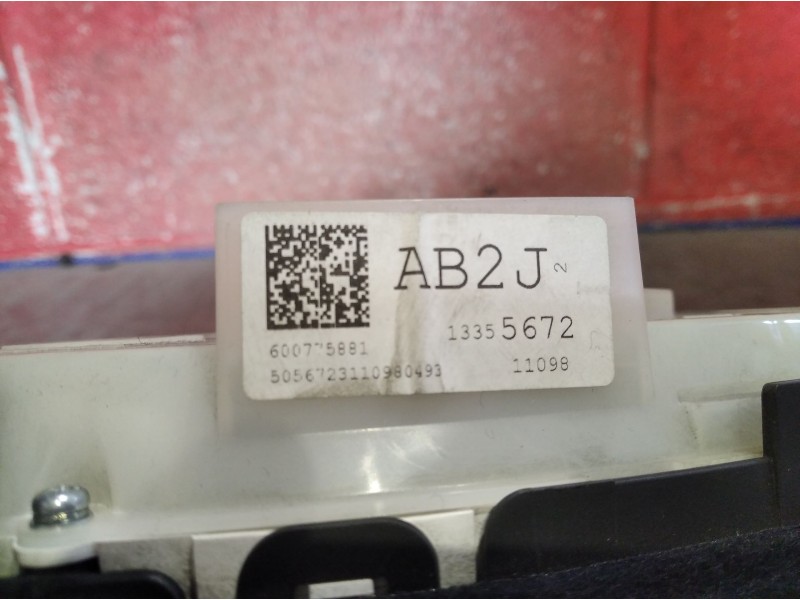 Recambio de cuadro instrumentos para opel astra j lim. (12.2009)  | ... (12.2009)  | ... referencia OEM IAM AB2J 13355672 