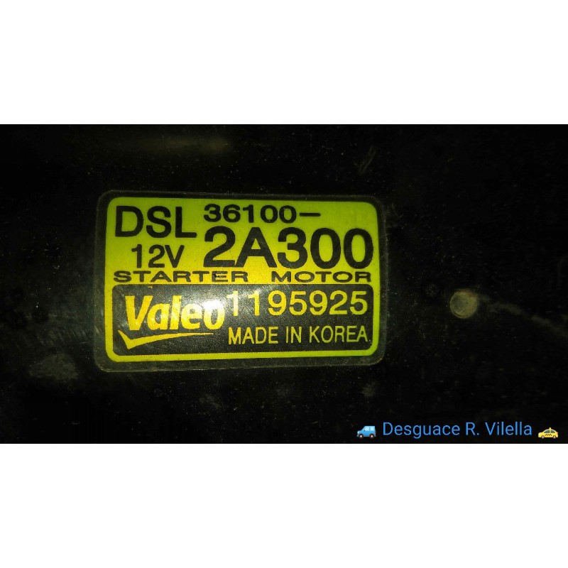 Recambio de motor arranque para hyundai i30 comfort | 07.07 - 12.12 comfort | 07.07 - 12.12 referencia OEM IAM 361002A300 119592