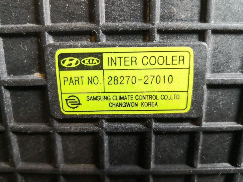 Recambio de intercooler para kia cerato 2.0 ex crdi familiar (5-ptas.) referencia OEM IAM   