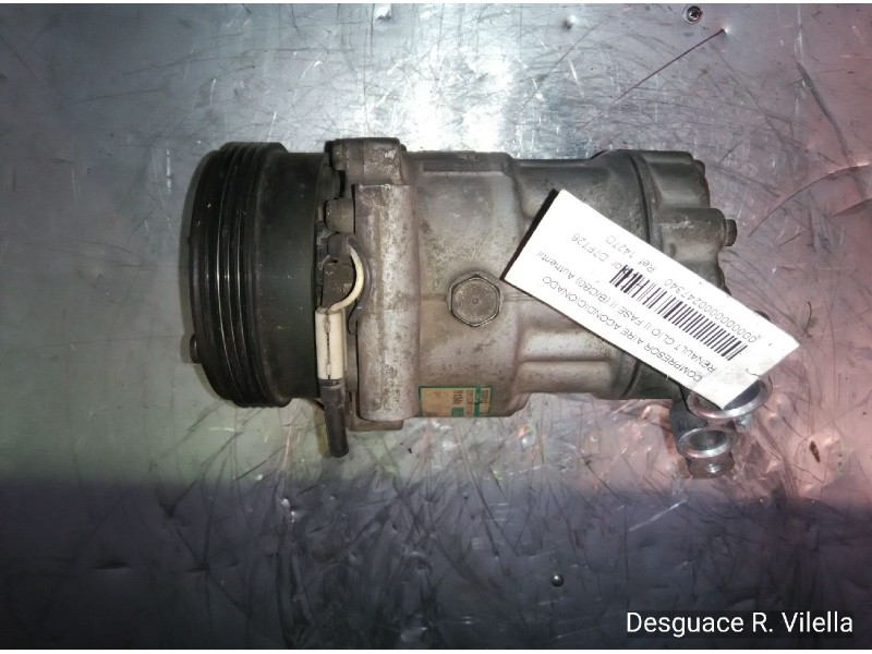 Recambio de compresor aire acondicionado para renault clio ii fase ii (b/cb0) authentique | 06.01 - 12.08 authentique | 06.01 - 