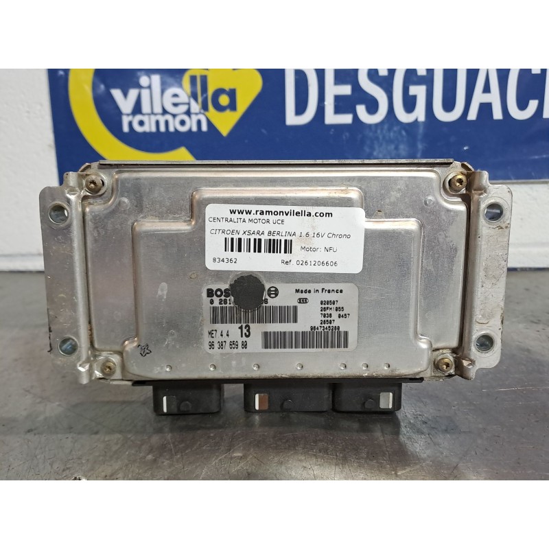 Recambio de centralita motor uce para citroen xsara berlina 1.6 16v chrono | 01.01 - ... 1.6 16v chrono | 01.01 - ... referencia