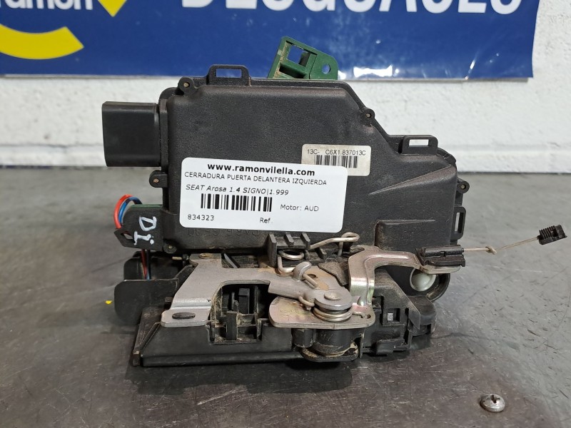 Recambio de cerradura puerta delantera izquierda para seat arosa 1.4 signo referencia OEM IAM 6X1837013C  