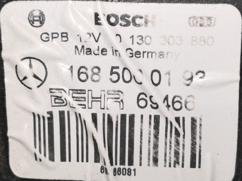 Recambio de electroventilador para mercedes clase a (w168) referencia OEM IAM    Recambio de electroventilador para mercedes clase a (w168) referencia OEM IAM