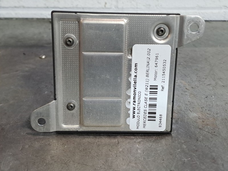 Recambio de modulo electronico para mercedes clase e (w211) berlina 2.7 cdi cat referencia OEM IAM 2115450532   Recambio de modulo electronico para mercedes clase e (w211) berlina 2.7 cdi cat referencia OEM IAM 2115450532