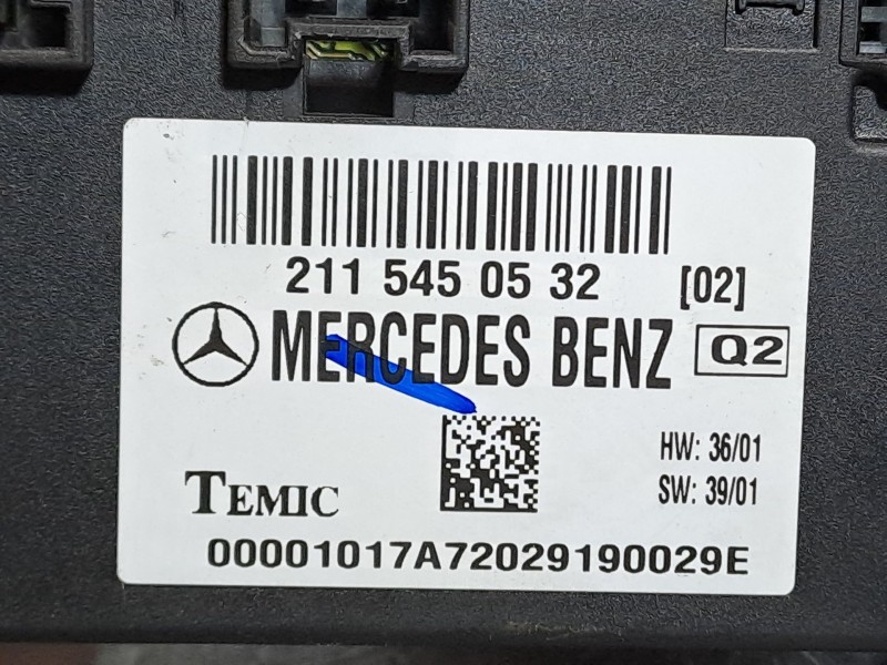 Recambio de modulo electronico para mercedes clase e (w211) berlina 2.7 cdi cat referencia OEM IAM 2115450532   Recambio de modulo electronico para mercedes clase e (w211) berlina 2.7 cdi cat referencia OEM IAM 2115450532