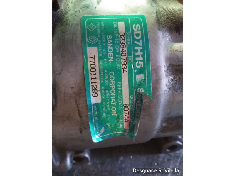 Recambio de compresor aire acondicionado para renault laguna (b56) 1.9 dti carminat (a) | 01.00 - 12.00 1.9 dti carminat (a) | 0
