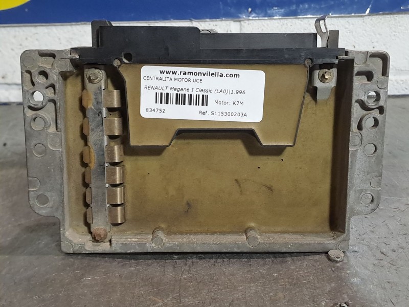 Recambio de centralita motor uce para renault megane i classic (la0) 1.6 e (la0f, la0s) referencia OEM IAM S115300203A   Recambio de centralita motor uce para renault megane i classic (la0) 1.6 e (la0f, la0s) referencia OEM IAM S115300203A