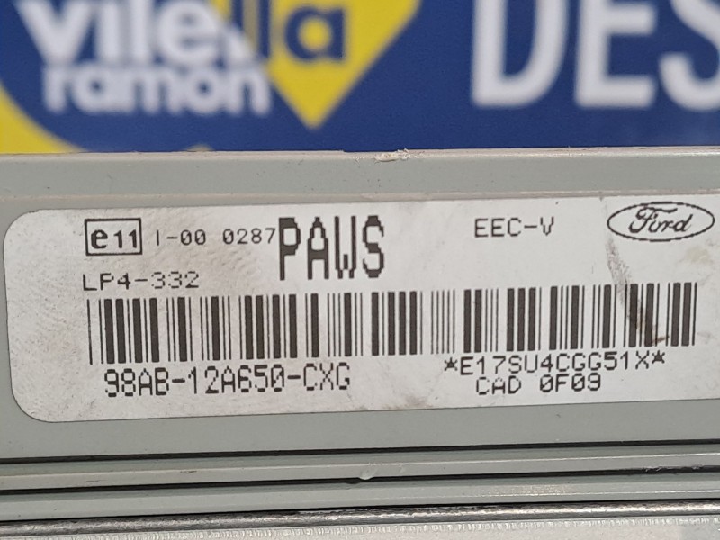Recambio de centralita motor uce para ford focus 1.6 ghia referencia OEM IAM 98AB12A650CXG   Recambio de centralita motor uce para ford focus 1.6 ghia referencia OEM IAM 98AB12A650CXG