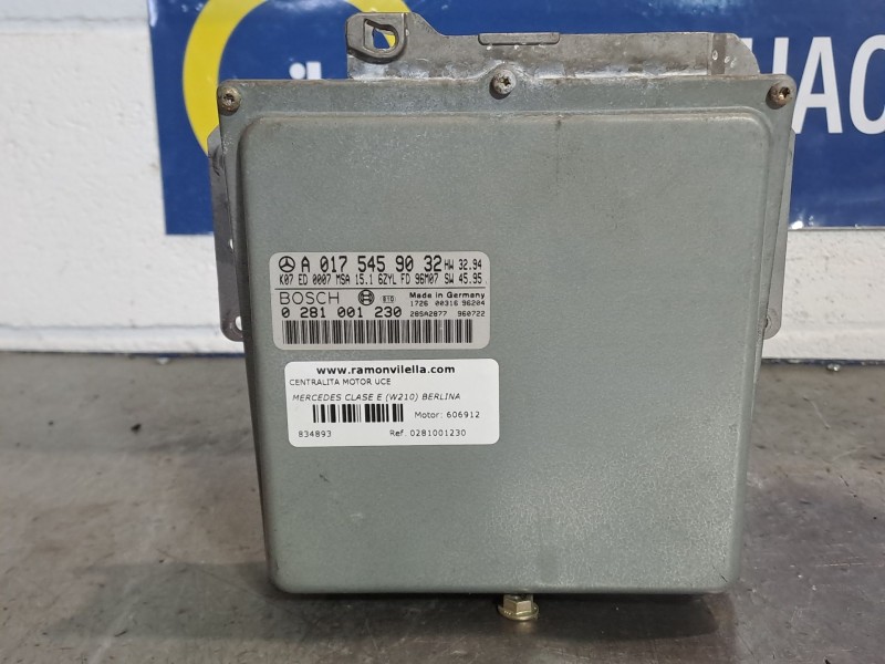 Recambio de centralita motor uce para mercedes clase e (w210) berlina diesel 3.0 diesel cat | 0.95 - 0.02 3.0 diesel cat | 0.95 