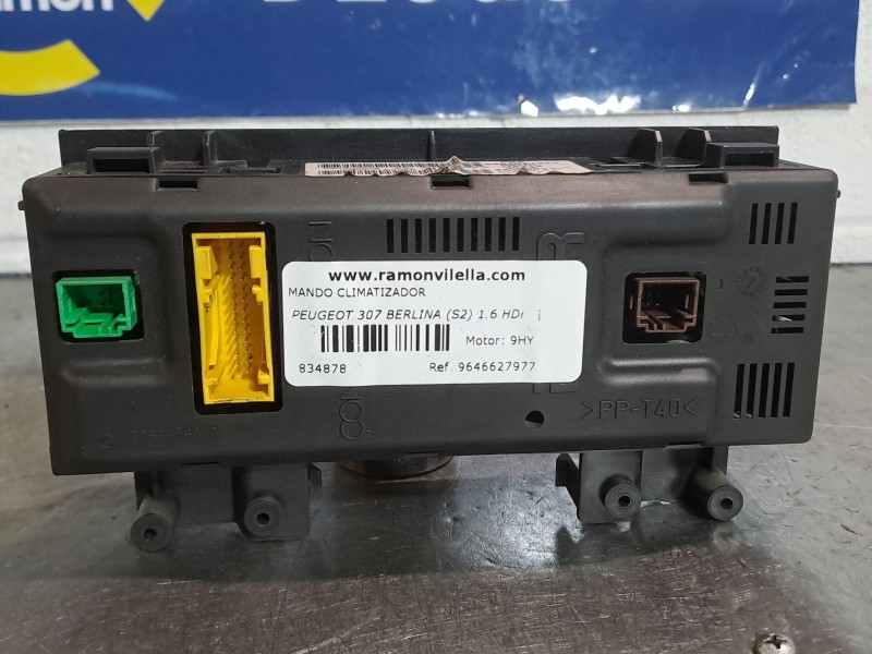 Recambio de mando climatizador para peugeot 307 berlina (s2) 1.6 hdi | 0.05 - 0.08 1.6 hdi | 0.05 - 0.08 referencia OEM IAM 9646