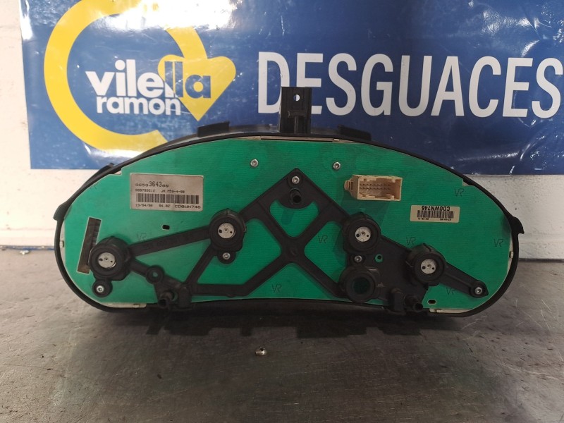 Recambio de cuadro instrumentos para peugeot partner (s2) 1.9 diesel referencia OEM IAM 9659364380  