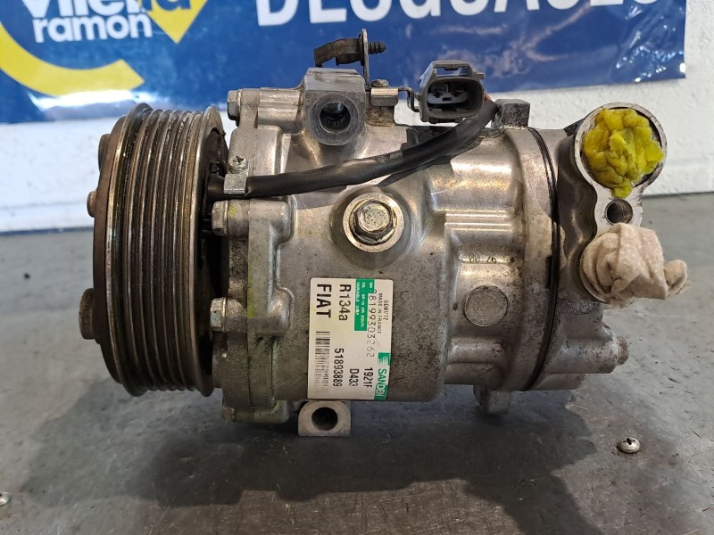 Recambio de compresor aire acondicionado para citroen nemo basis referencia OEM IAM 1921F 51893889 SD6V12