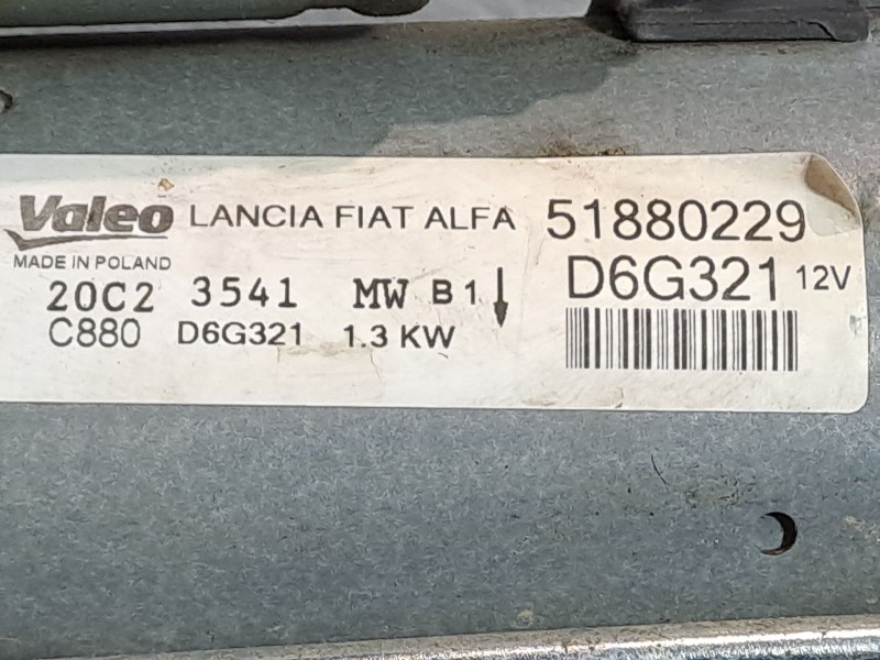 Recambio de motor arranque para citroen nemo basis referencia OEM IAM D6G321  