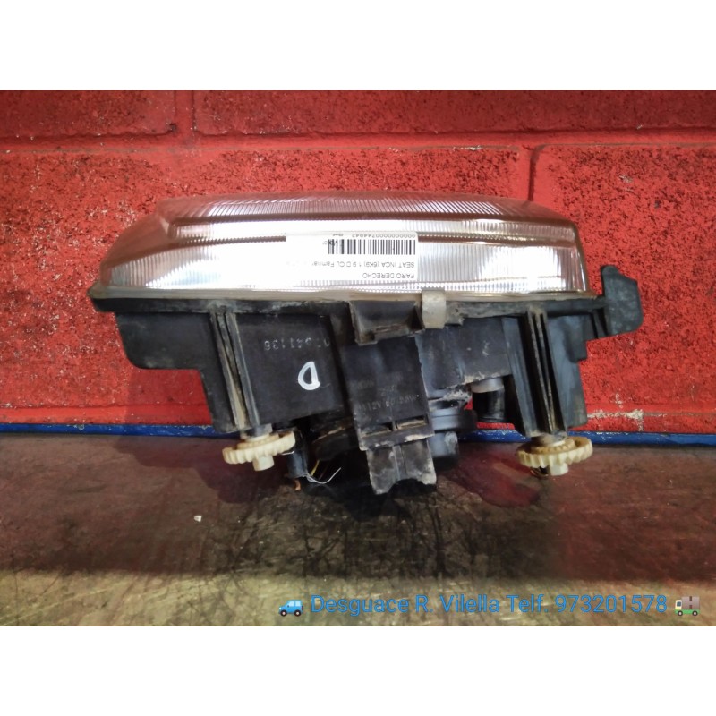 Recambio de faro derecho para seat inca (6k9) 1.9 d cl familiar | 01.96 - 12.01 1.9 d cl familiar | 01.96 - 12.01 referencia OEM
