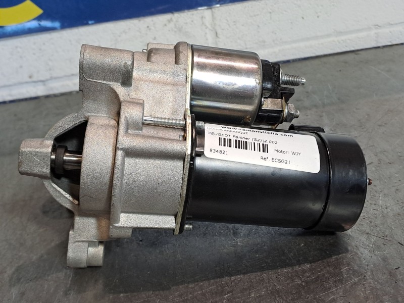Recambio de motor arranque para peugeot partner (s2) 1.9 diesel referencia OEM IAM ECSG21 220074 