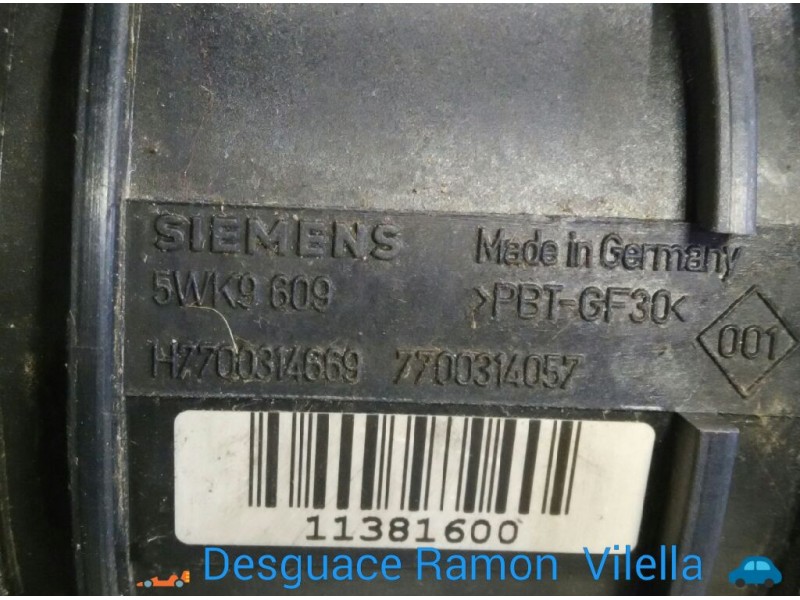 Recambio de caudalimetro para renault laguna ii (bg0) authentique | 0.01 - ... authentique | 0.01 - ... referencia OEM IAM 5WK96