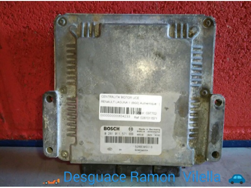 Recambio de centralita motor uce para renault laguna ii (bg0) authentique | 0.01 - ... authentique | 0.01 - ... referencia OEM I