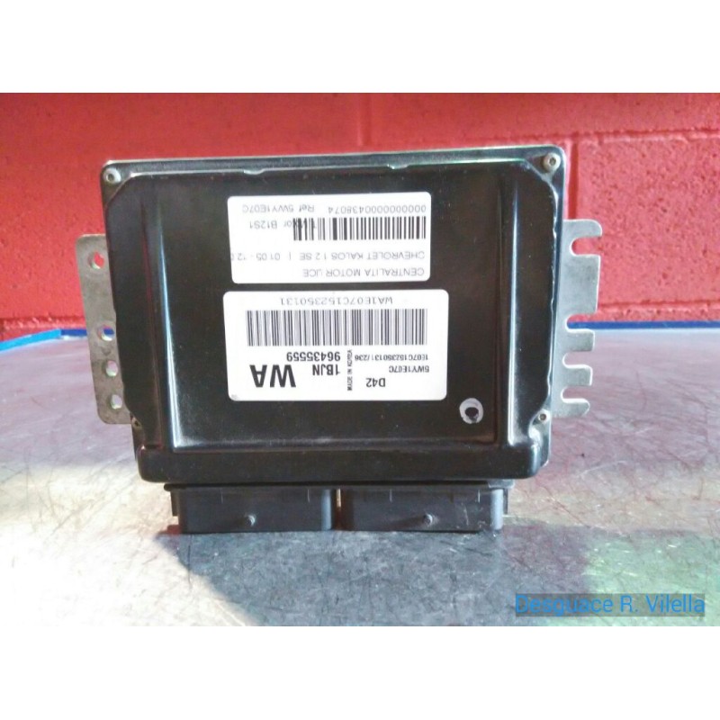 Recambio de centralita motor uce para chevrolet kalos 1.2 se | 01.05 - 12.08 1.2 se | 01.05 - 12.08 referencia OEM IAM 5WY1E07C 
