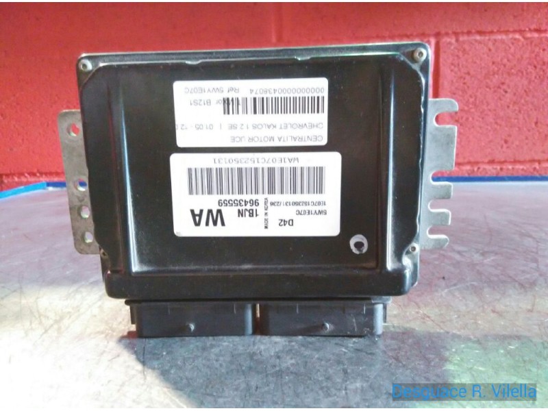 Recambio de centralita motor uce para chevrolet kalos 1.2 se | 01.05 - 12.08 1.2 se | 01.05 - 12.08 referencia OEM IAM 5WY1E07C 