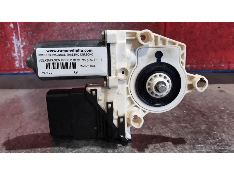Recambio de motor elevalunas trasero derecho para volkswagen golf v berlina (1k1)  | 0.03 - 0.08  | 0.03 - 0.08 referencia OEM I