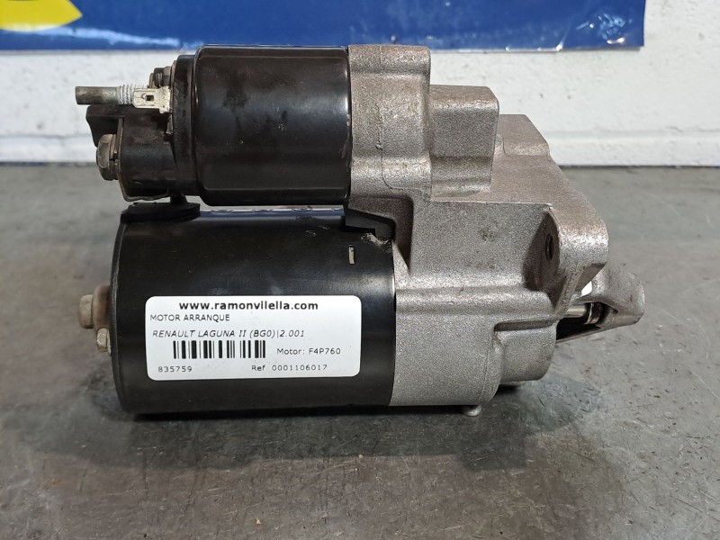 Recambio de motor arranque para renault laguna ii (bg0) 1.8 referencia OEM IAM 0001106017  