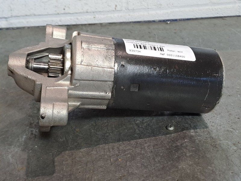 Recambio de motor arranque para citroen berlingo referencia OEM IAM 0001108400  