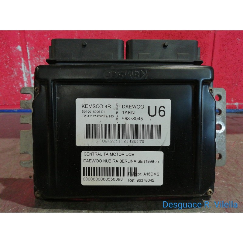 Recambio de centralita motor uce para daewoo nubira berlina se (1999) | 09.00 - 12.03 se (1999) | 09.00 - 12.03 referencia OEM I