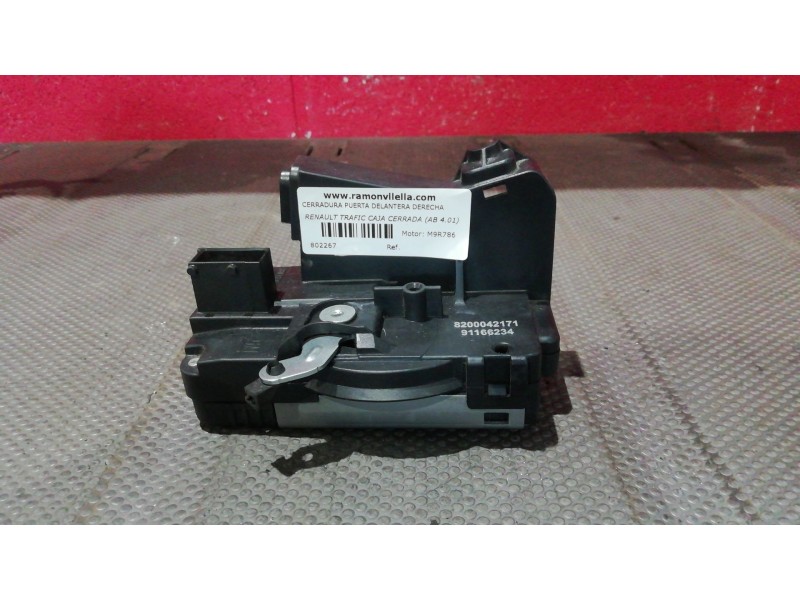 Recambio de cerradura puerta delantera derecha para renault trafic caja cerrada (ab 4.01) l1h1 caja cerrada, corto | 04.01 - 12.
