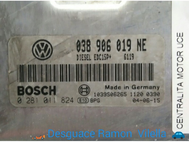 Recambio de centralita motor uce para seat cordoba berlina (6l2) stella | 09.02 - 12.04 stella | 09.02 - 12.04 referencia OEM IA