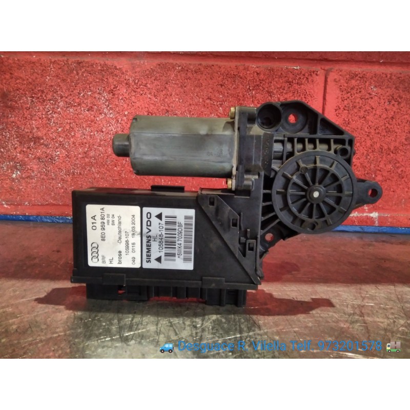 Recambio de motor elevalu. tras. izquierdo para audi a4 avant (8e) 3.0 | 05.01 - 12.04 3.0 | 05.01 - 12.04 referencia OEM IAM 8E
