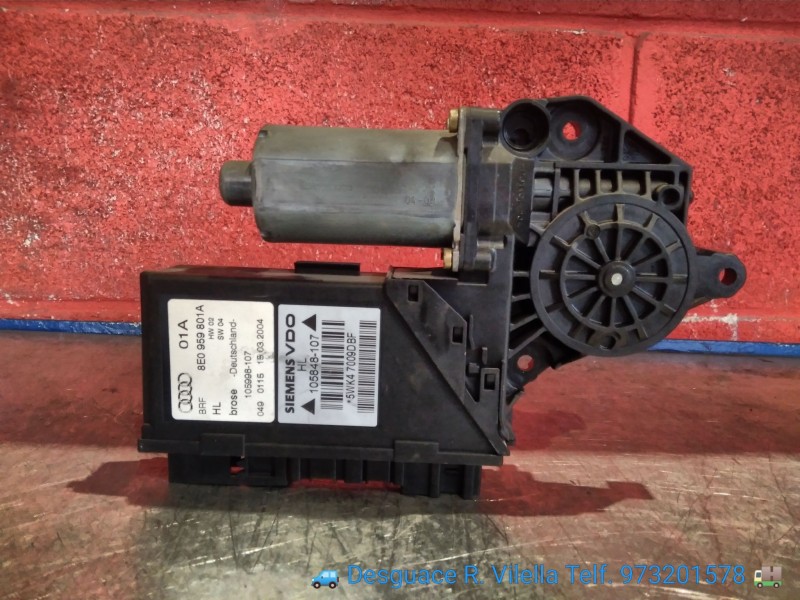 Recambio de motor elevalu. tras. izquierdo para audi a4 avant (8e) 3.0 | 05.01 - 12.04 3.0 | 05.01 - 12.04 referencia OEM IAM 8E