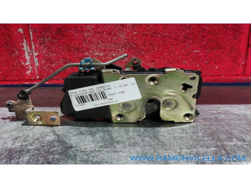 Recambio de cerra. puer. delantero derecha para peugeot partner (s1) break | 07.96 - 12.98 break | 07.96 - 12.98 referencia OEM 