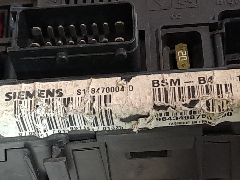 Recambio de centralita bsm para citroen c5 berlina referencia OEM IAM BSMB4  