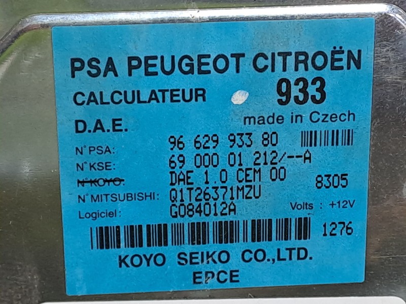 Recambio de centralita direccion asistida para citroen c3 1.4 audace referencia OEM IAM 9662993380  