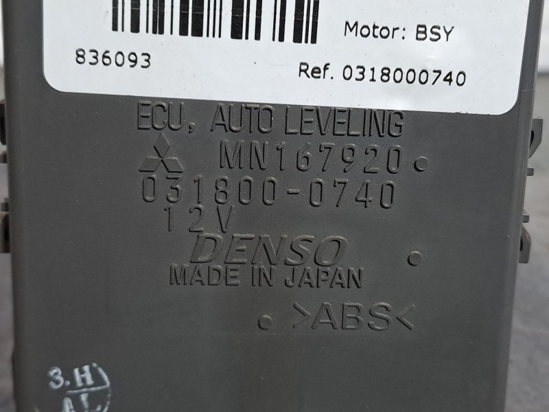 Recambio de centralita para mitsubishi grandis (na0w) 2.0 di-d inform referencia OEM IAM 0318000740   Recambio de centralita para mitsubishi grandis (na0w) 2.0 di-d inform referencia OEM IAM 0318000740