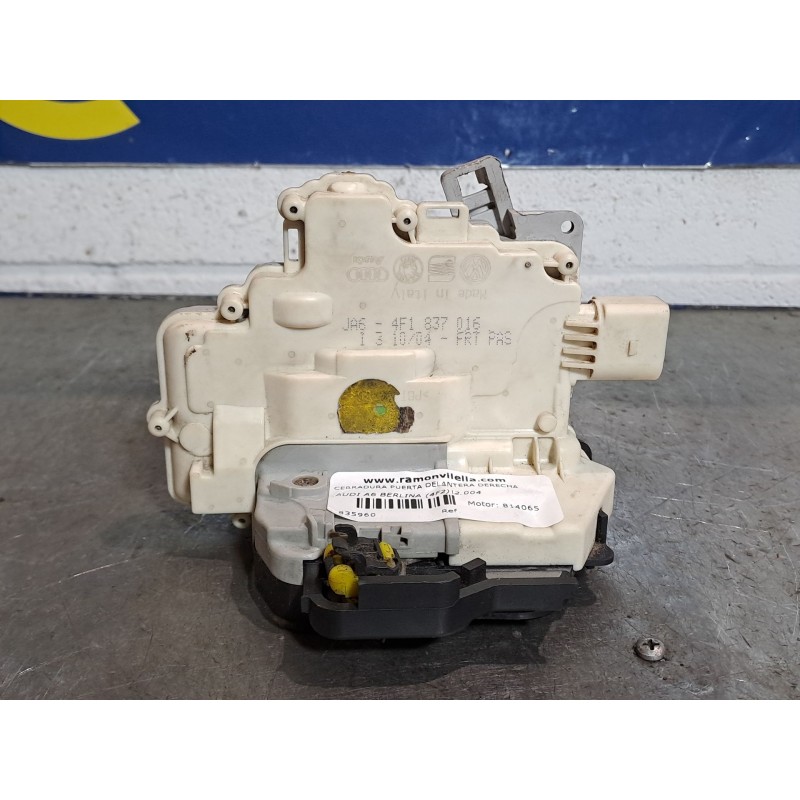 Recambio de cerradura puerta delantera derecha para audi a6 berlina (4f2) 3.0 v6 24v tdi referencia OEM IAM 4F1837016  
