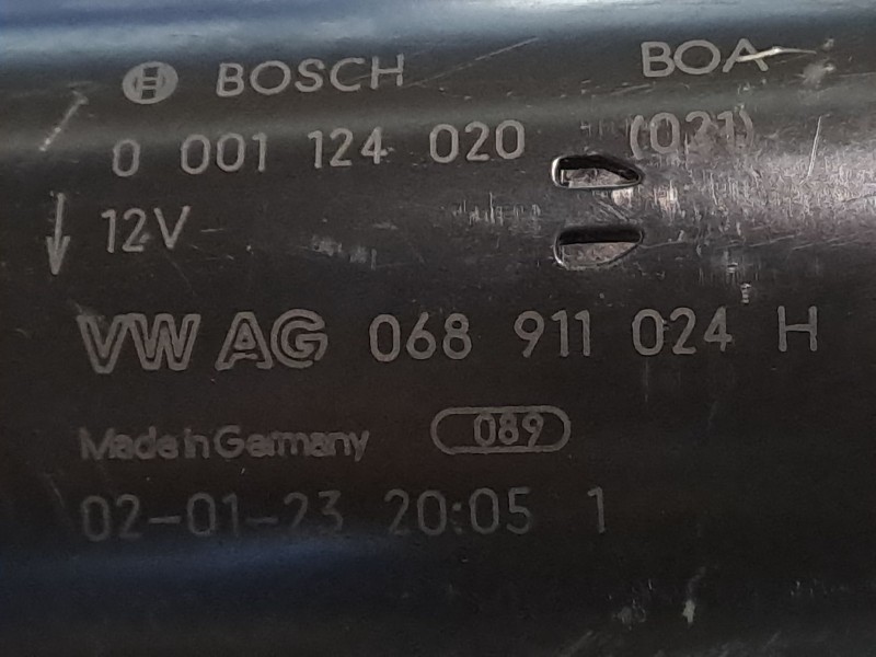 Recambio de motor arranque para audi a4 berlina (8e) 1.9 tdi referencia OEM IAM 0001124020 068911024H 