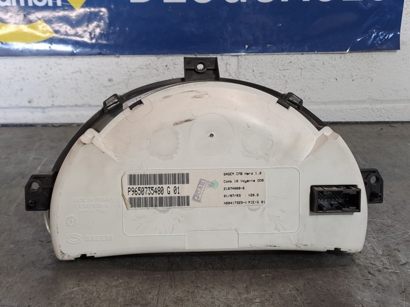 Recambio de cuadro instrumentos para citroen c3 1.4 hdi exclusive referencia OEM IAM P9650735480G  