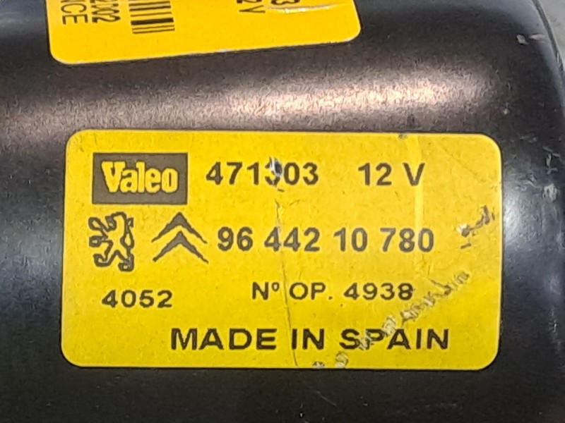 Recambio de motor limpia delantero para citroen berlingo referencia OEM IAM 9644210780 471303 