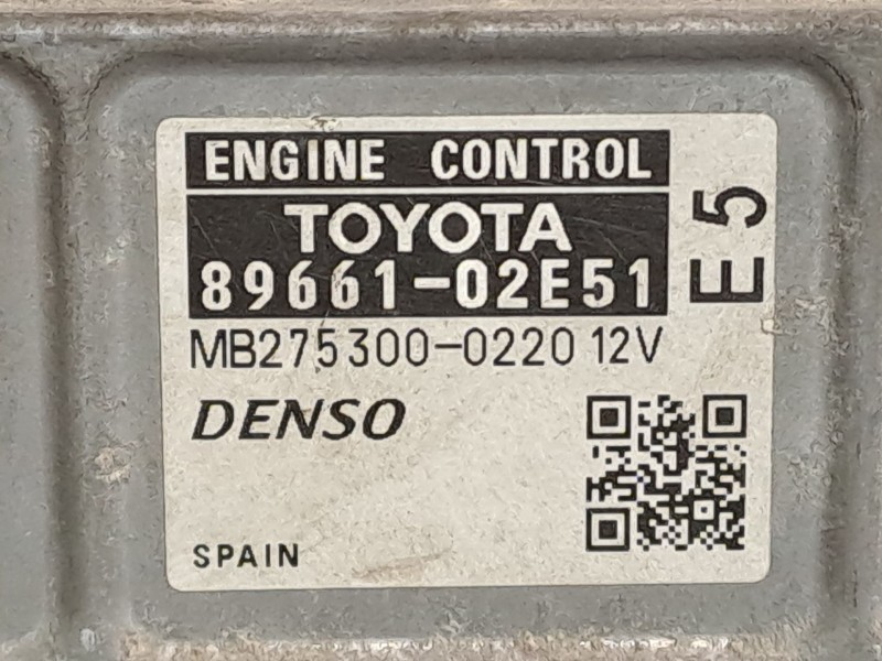 Recambio de centralita motor uce para toyota auris luna referencia OEM IAM 8966102E51  