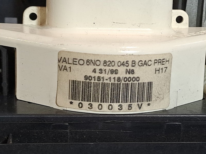 Recambio de mando calefaccion aire acondicionado para seat arosa (6h1) referencia OEM IAM 6N0820045B  