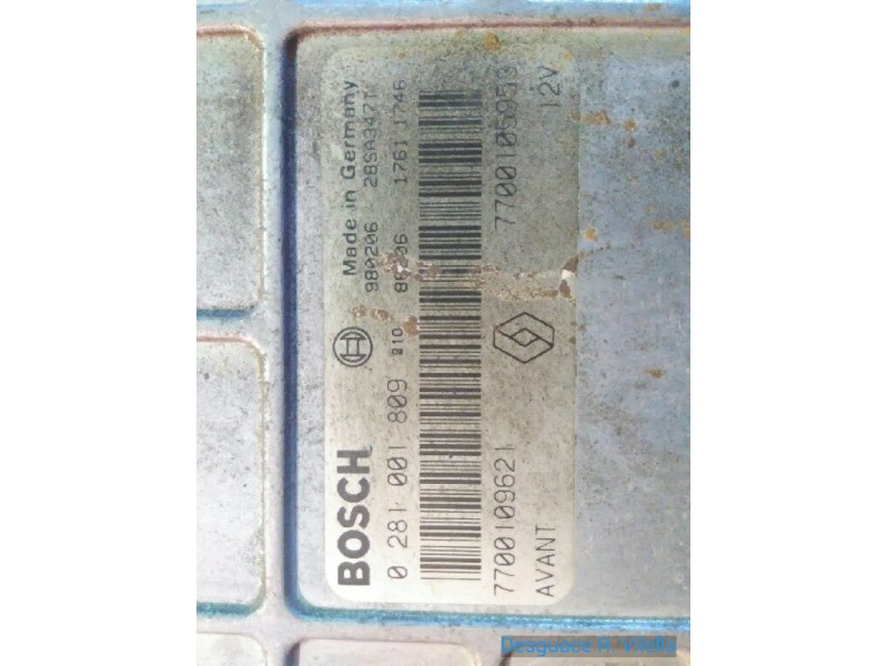 Recambio de centralita motor uce para renault megane i scenic (ja0) 1.9 dti rn | 10.97 - 12.99 1.9 dti rn | 10.97 - 12.99 refere