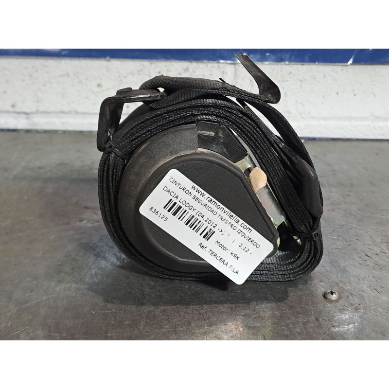 Recambio de cinturon seguridad trasero izquierdo para dacia lodgy (04.2012 )  | 0.12 - ... (04.2012 )  | 0.12 - ... referencia O