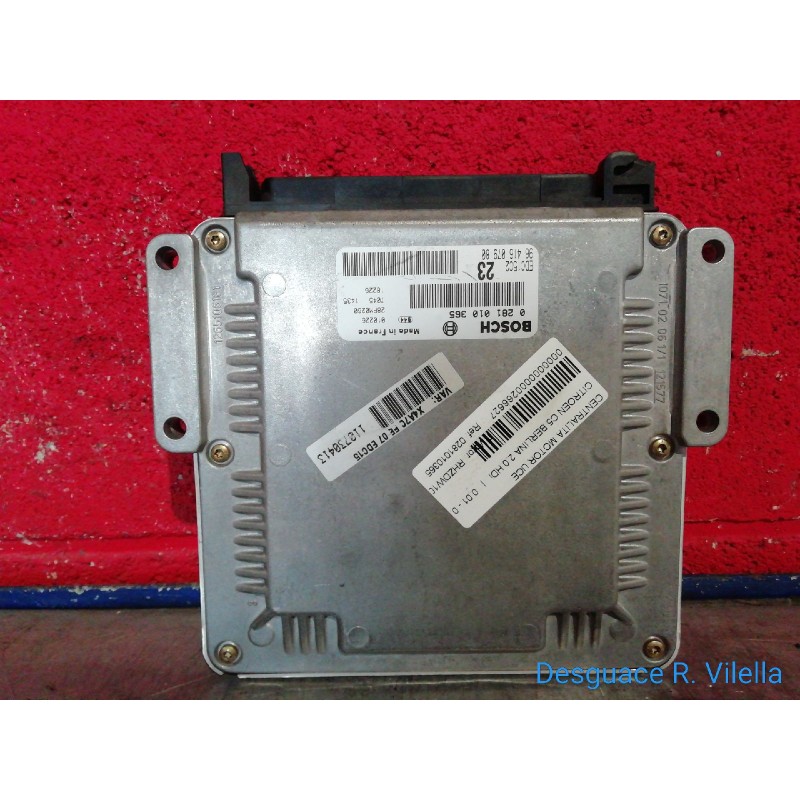 Recambio de centralita motor uce para citroen c5 berlina 2.0 hdi | 0.01 - 0.04 2.0 hdi | 0.01 - 0.04 referencia OEM IAM 02810103