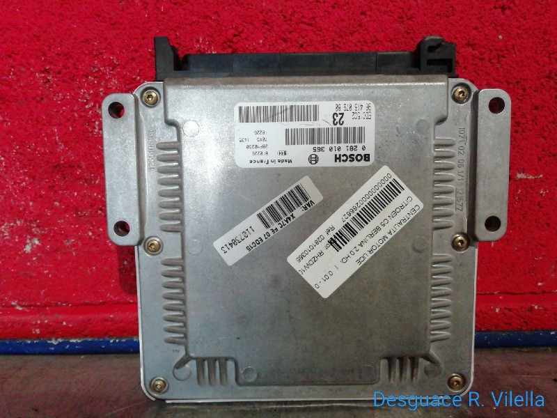 Recambio de centralita motor uce para citroen c5 berlina 2.0 hdi | 0.01 - 0.04 2.0 hdi | 0.01 - 0.04 referencia OEM IAM 02810103