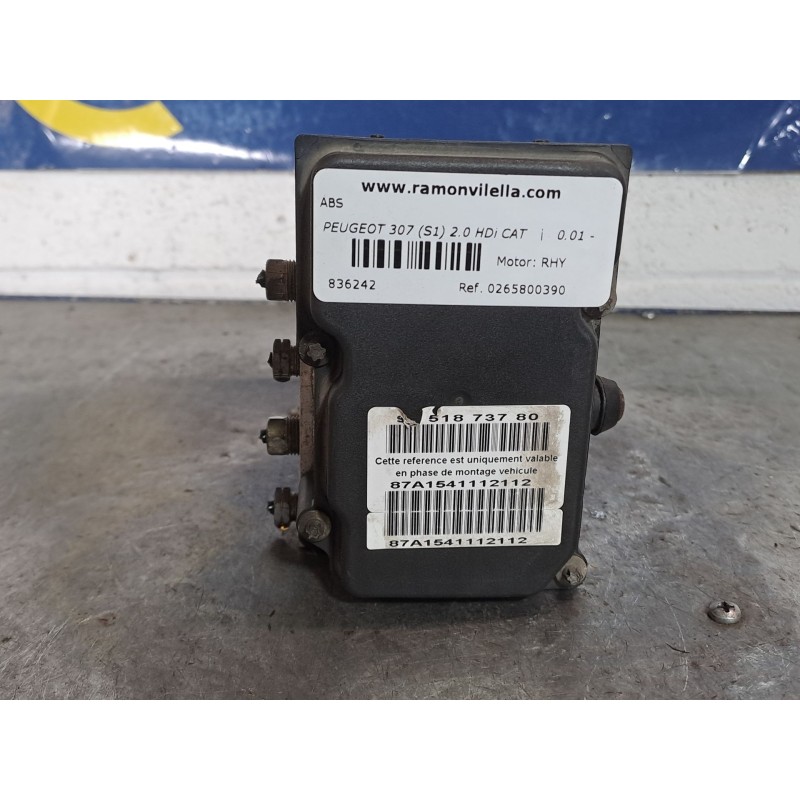 Recambio de abs para peugeot 307 (s1) 2.0 hdi cat | 0.01 - 0.05 2.0 hdi cat | 0.01 - 0.05 referencia OEM IAM 0265800390  