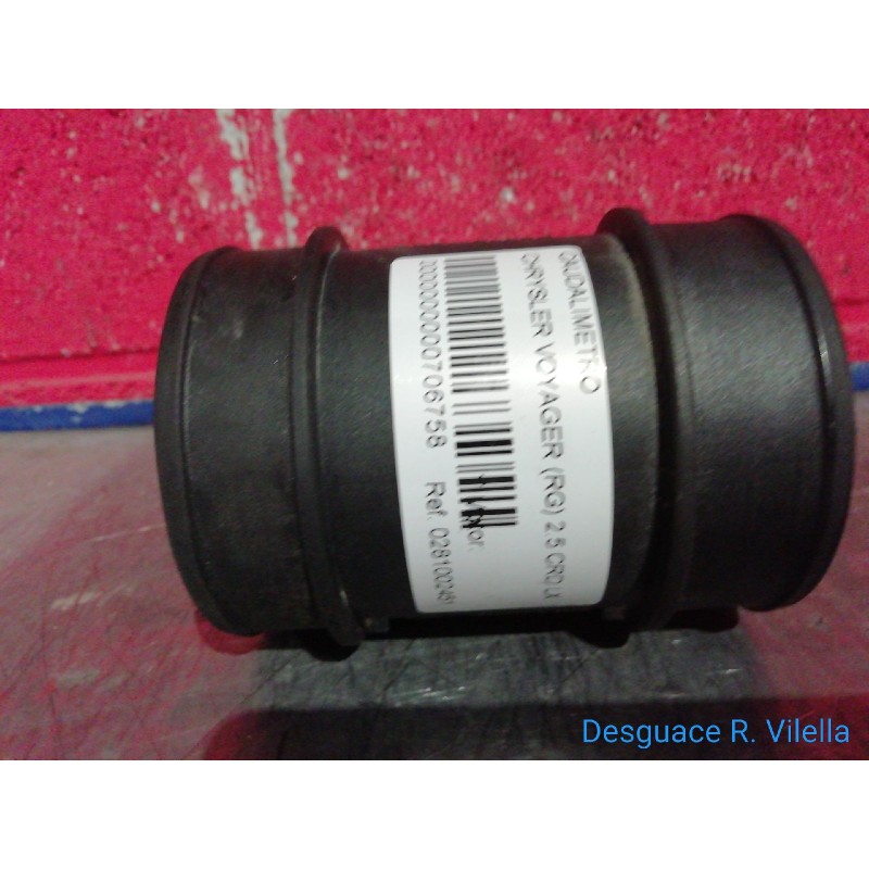 Recambio de caudalimetro para chrysler voyager (rg) 2.5 crd lx | 0.01 - ... 2.5 crd lx | 0.01 - ... referencia OEM IAM 028100245