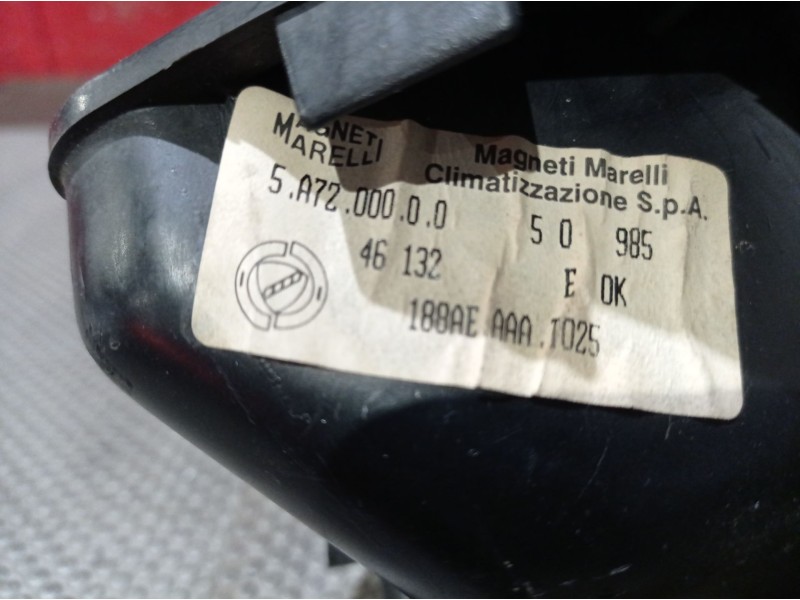 Recambio de motor calefaccion para fiat punto berlina (188) 1.2 16v elx | 08.99 - 12.01 1.2 16v elx | 08.99 - 12.01 referencia O